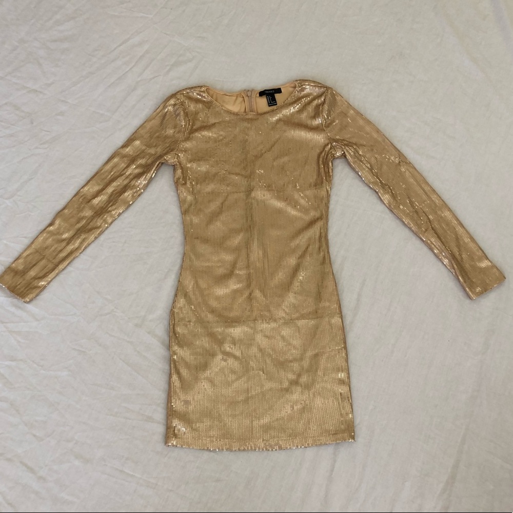Gold Sparkled Dress